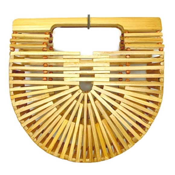 Mini Ark Bag Clutch Natural Like New - Picture 2 of 6